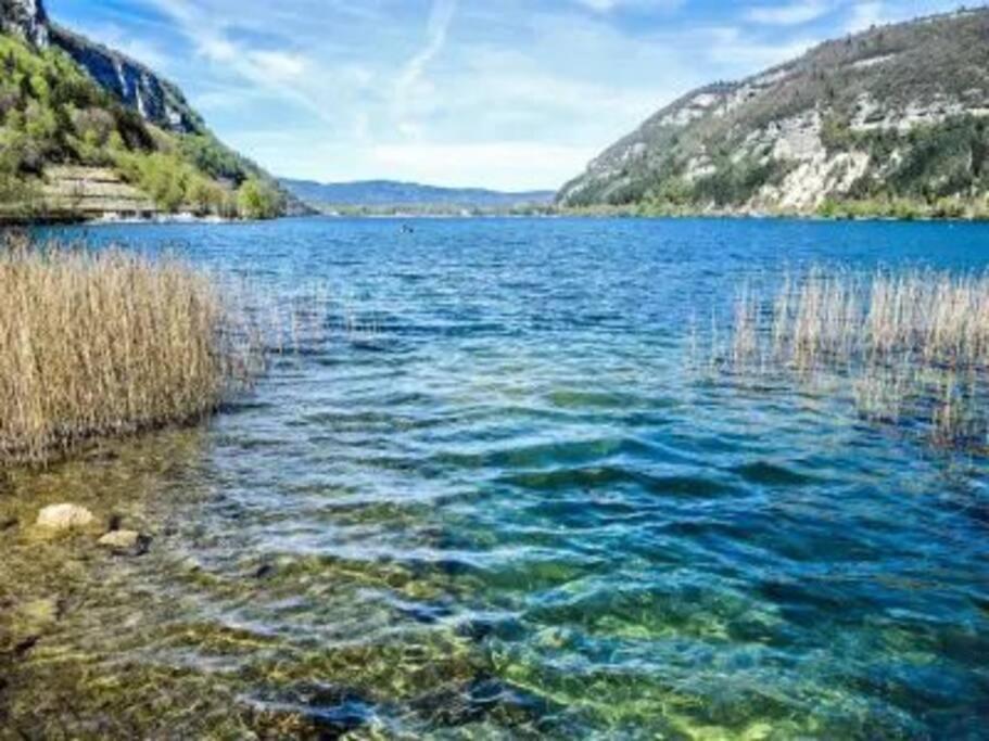 Joli Appartement En Face De Lac Nantua Exterior photo